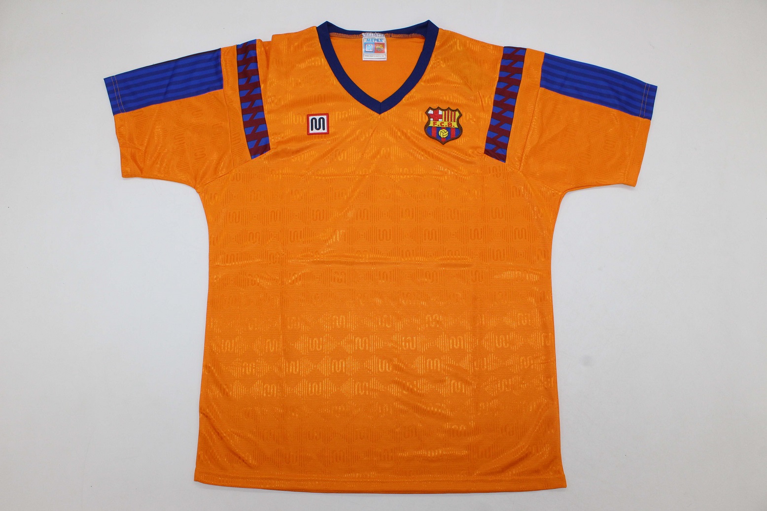 AAA Quality Barcelona 1991 Away Orange Soccer Jersey